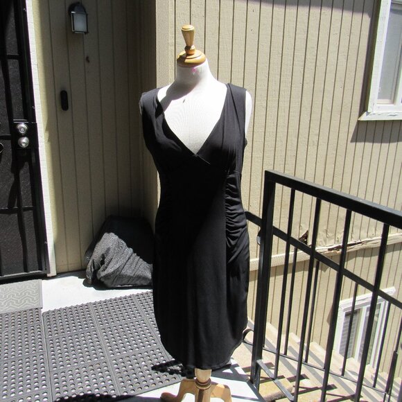 #93. NEW WOMEN'S LITTLE BLACK DRESS BY MODA INT'L  (SIZE L  10-12) - Picture 1 of 3